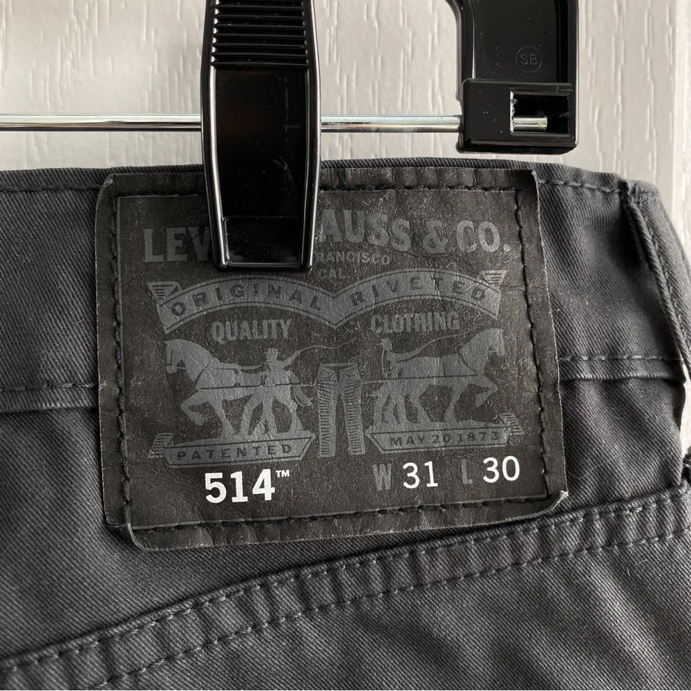Levi’s 514 Jeans Pants, Dark Gray Size 31 x 30